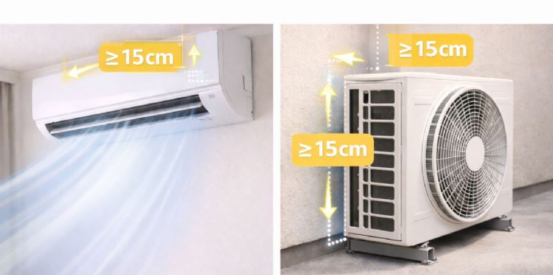 冷氣室內機與室外機要留散熱空間！提升熱交換效率的關鍵